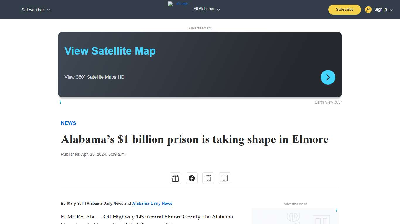 Alabama’s $1 billion prison is taking shape in Elmore - al.com