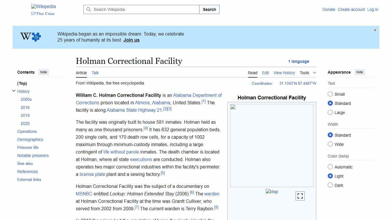 Holman Correctional Facility - Wikipedia