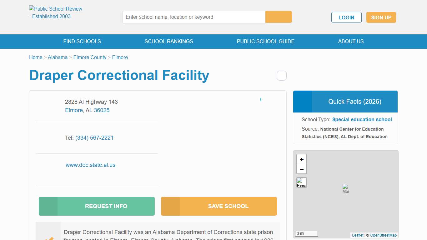 Draper Correctional Facility (2026 Ranking) - Elmore, AL